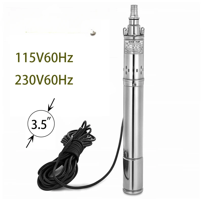 

SST Deep Well Pump Screw Pump 115 V220v60hz American Standard Household Agricultural Irrigation Water Submersible