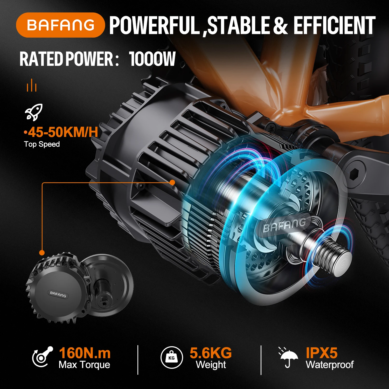 BAFANG 1000W BBSHD Mittelmotor-Kit – Detail 2