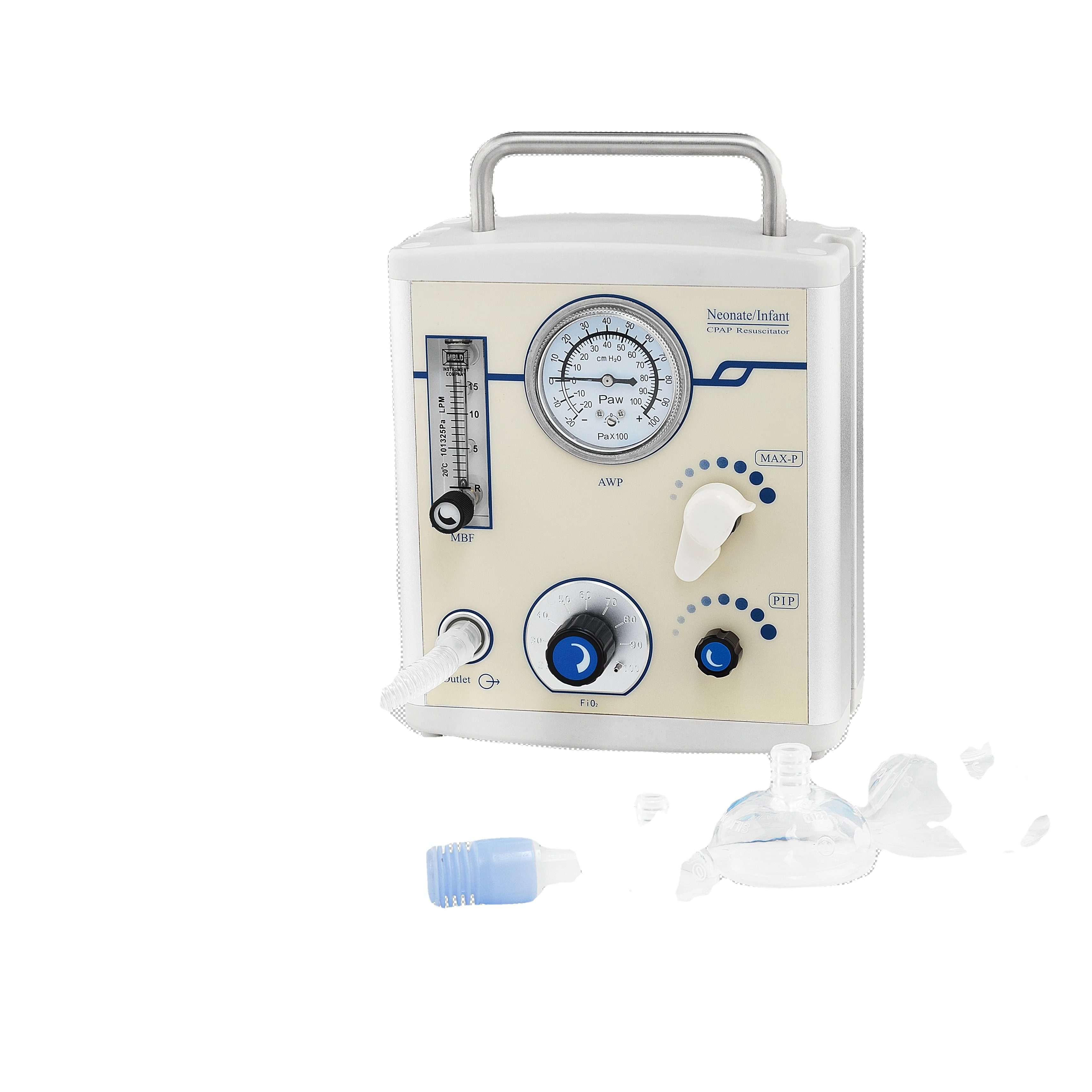 Emergency medical supplies neonatal T-piece Infant Resuscitator