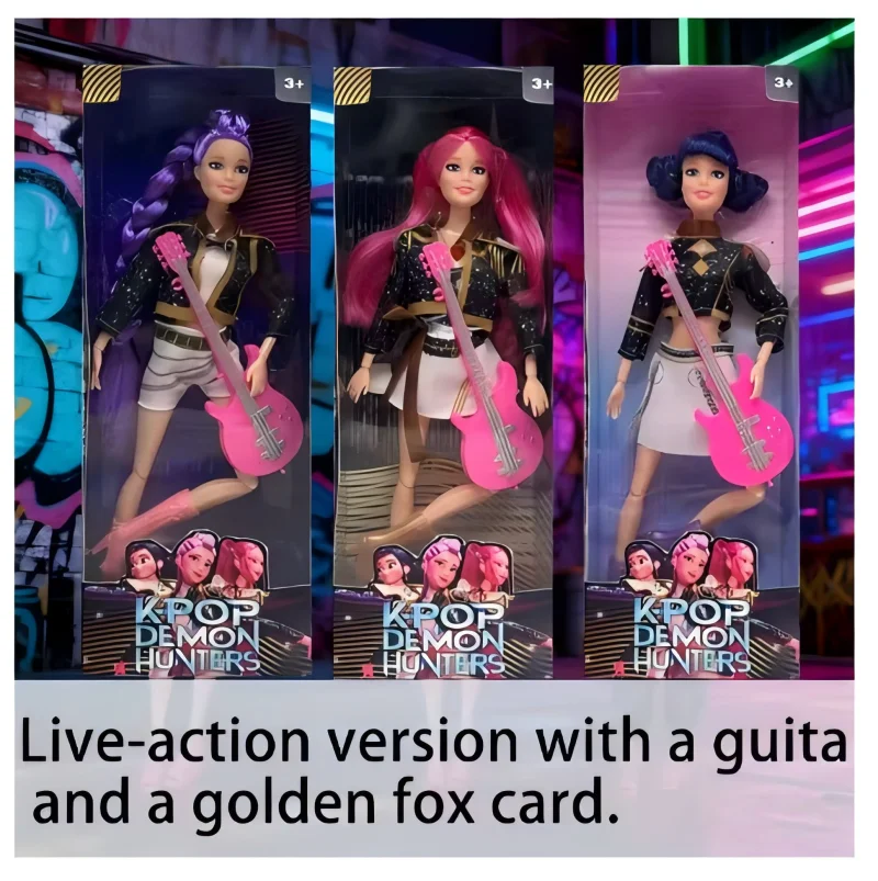 GORĄCA Wyprzedaż Anime Demon Hunters Witch Hunter Group Wysokiej jakości figurka z kleju, dziewczęca, dekoracyjna, idealna na prezent świąteczny lub urodzinowy