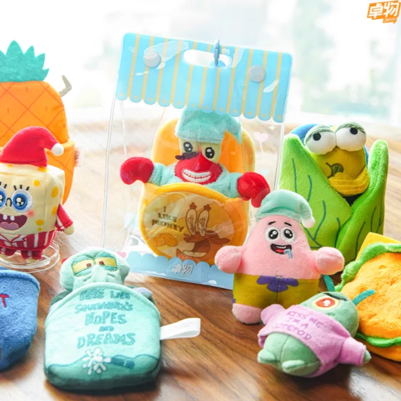 الجديد في المخزون سبونجبوب سكوير بانتس دريم سلسلة أفخم صندوق أعمى المغناطيسي قلادة دمية انفصال هدية مزخرفة