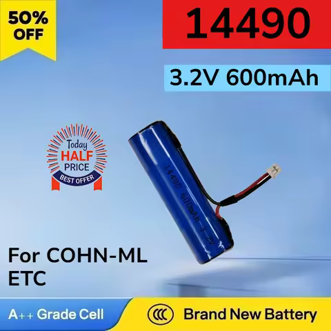 New 14490 3.2V 600mAh Rechargeable Battery for COHN-ML ETC High Quality High Capacity Li-ion Battery Pack Replacement Battery
