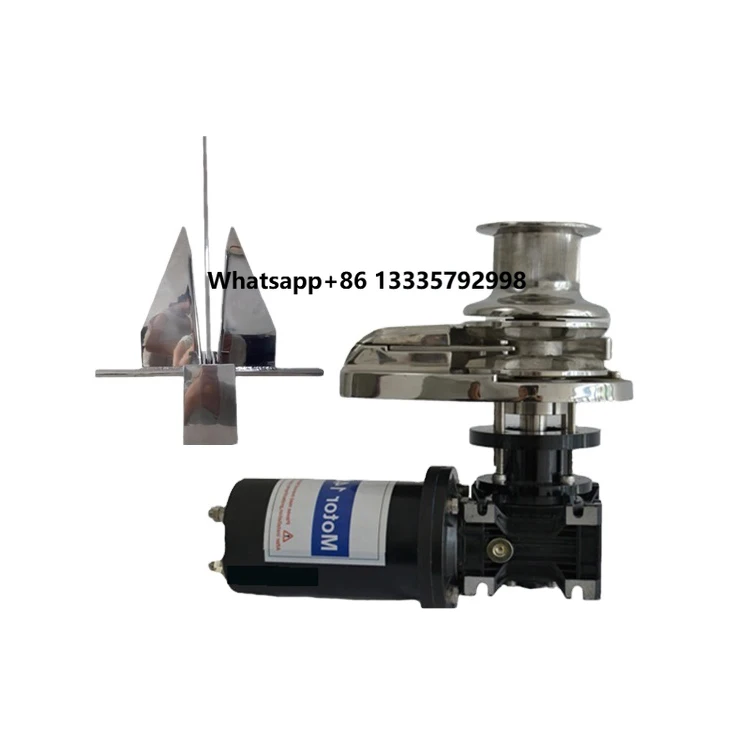 

Marine High Polished Cable Capstan Stainless Steel Anchor Electric Winch Highspeed 12V Windlass