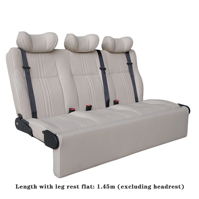 Car Seat Folding Bed Chair with Flat Back for RV Commercial Vehicles