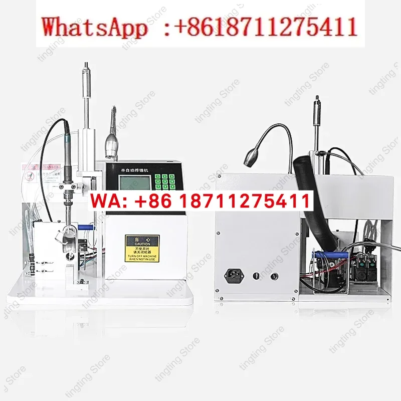 Semi automatic soldering machine foot operated USB data cable aviation plug soldering machine LED tube light strip