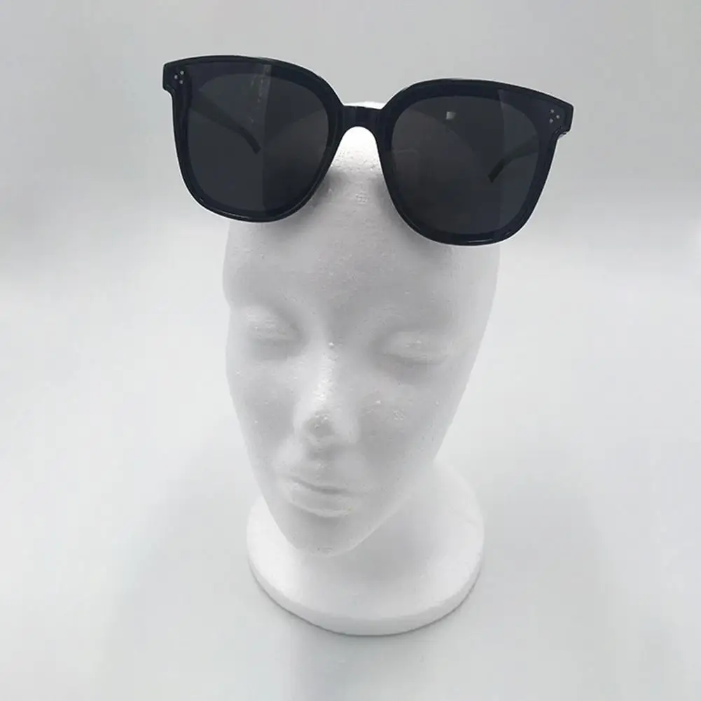 Foam Female Mannequin Head Model Muli-function Hairdress Wigs Glasses Cap Display Holder Stand Photograph Prop