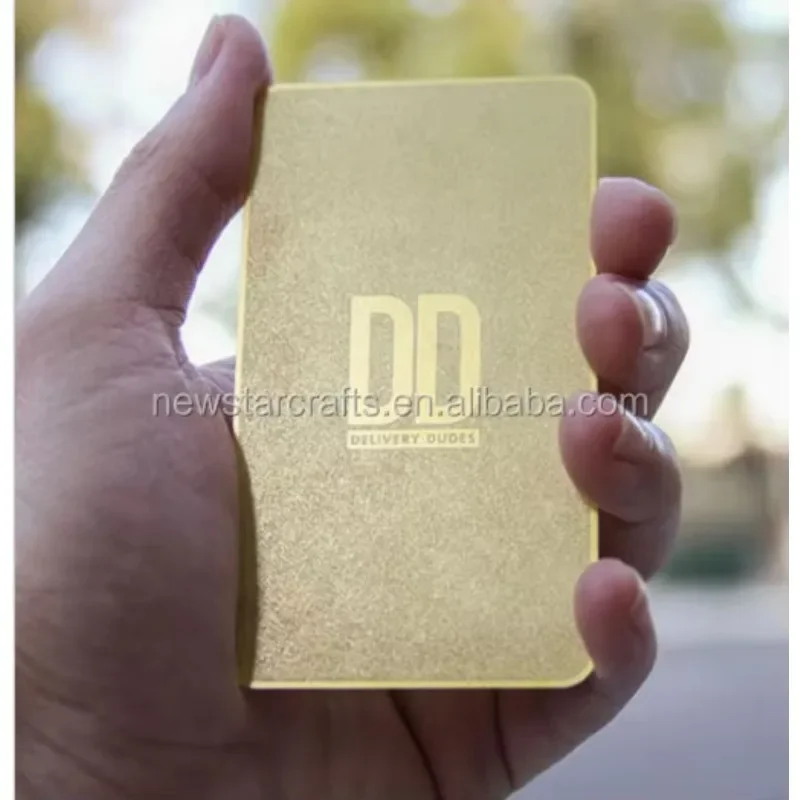 Custom Metal Name Plate Business Cards