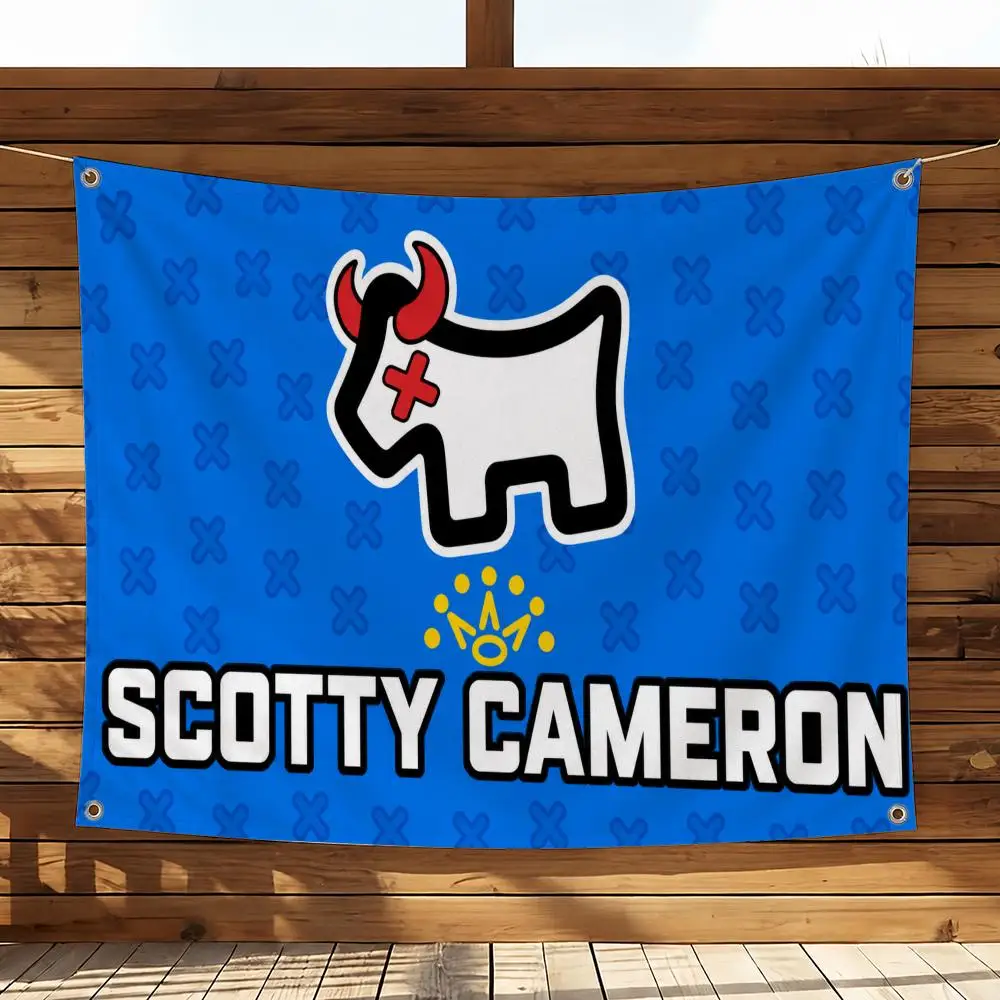 Marke Scotty Cameron Flags Haus- und Gartendekorationsbanner - Wandhängende Flagge für drinnen und draußen – Detail 7