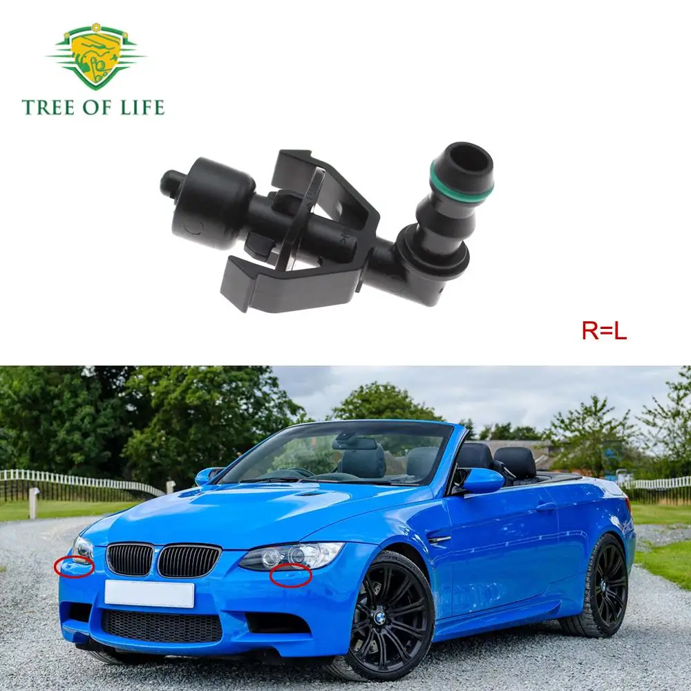 For BMW M3 E92 E93 2006 2007 2008 2009 2010 2011 2012 2013 2014 Front Headlight Washer Nozzle Headlamp Cleaning Device Jet