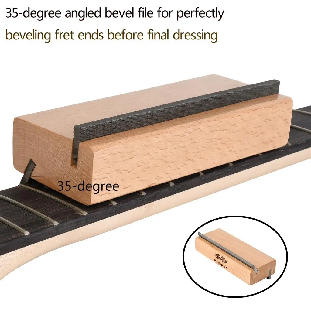 

35/90 Degree Guitar Fret Beveling File Luthier Music Instruments Accessory