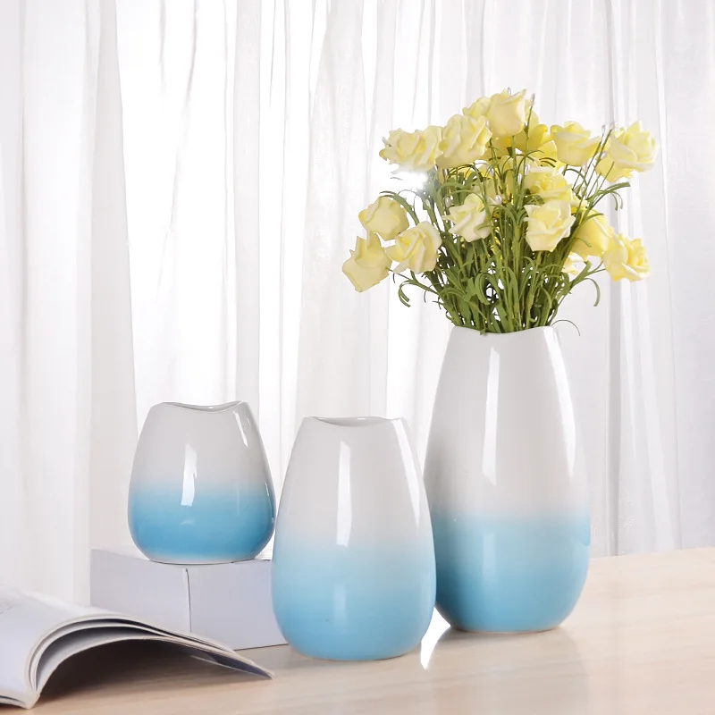 Vase transparent color hydroponic plant dill vase living room decorative flower arrangement creativity