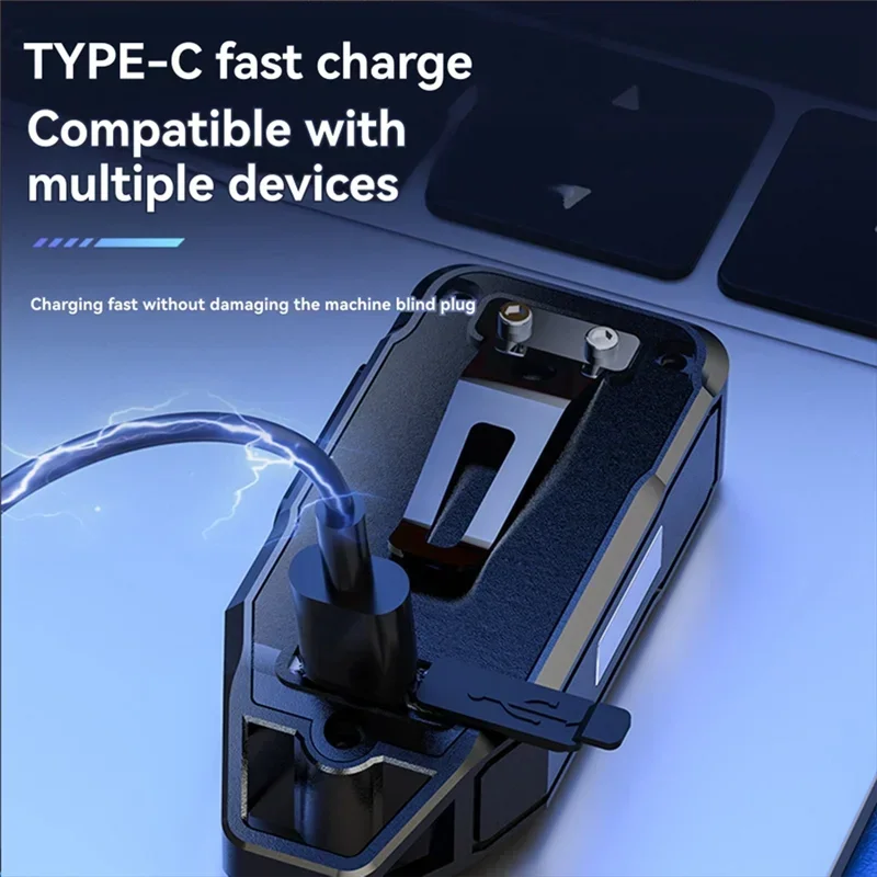 

ABMH Mini COB Keychain Light - USB Charging Magnetic Base for Repair & Camping