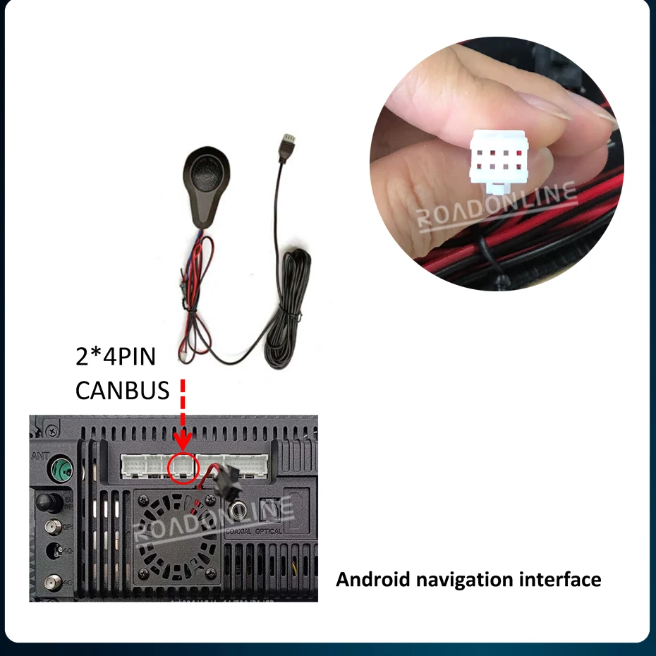 Kit sensore Radar di retromarcia di navigazione Android immagine di retromarcia visiva indicatore di allarme acustico sistema sonda sensore cicalino