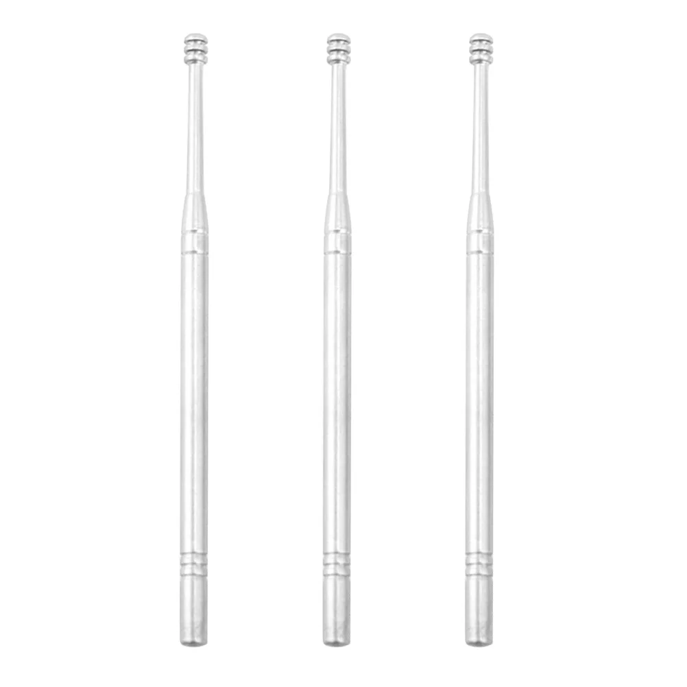 

3 PCS Stainless Steel Ear Picking Tweezers Set Men and Women Tools Remover Curette