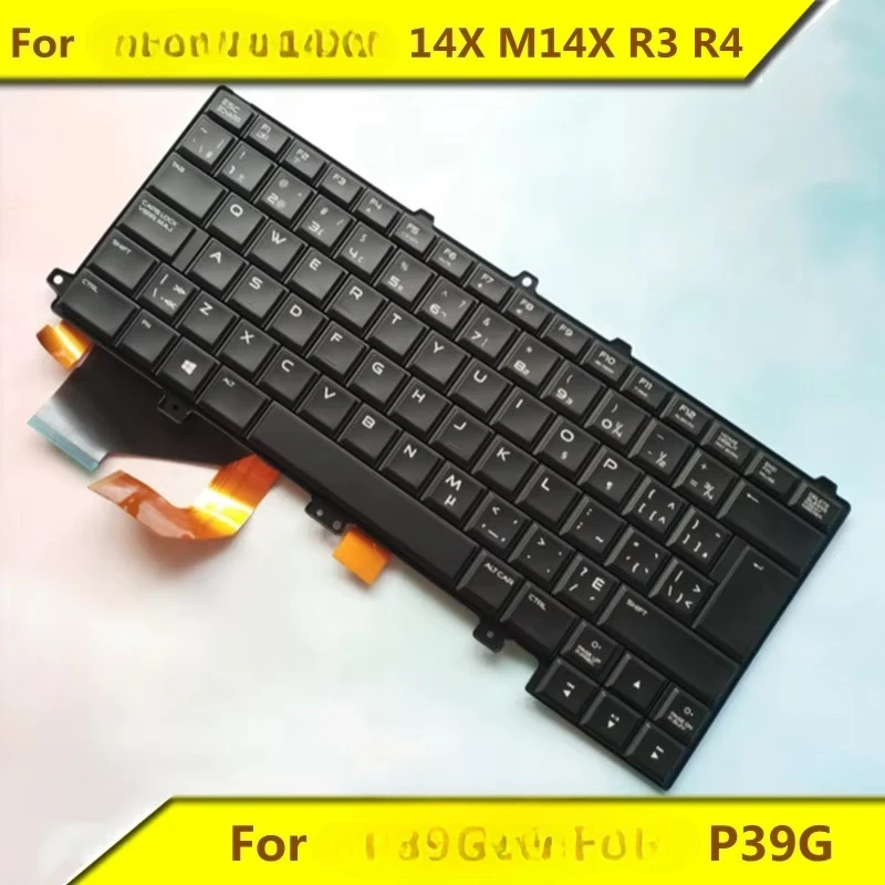 Original For  P39G Alienware 14X M14X R3 R4 Backlit Keyboard