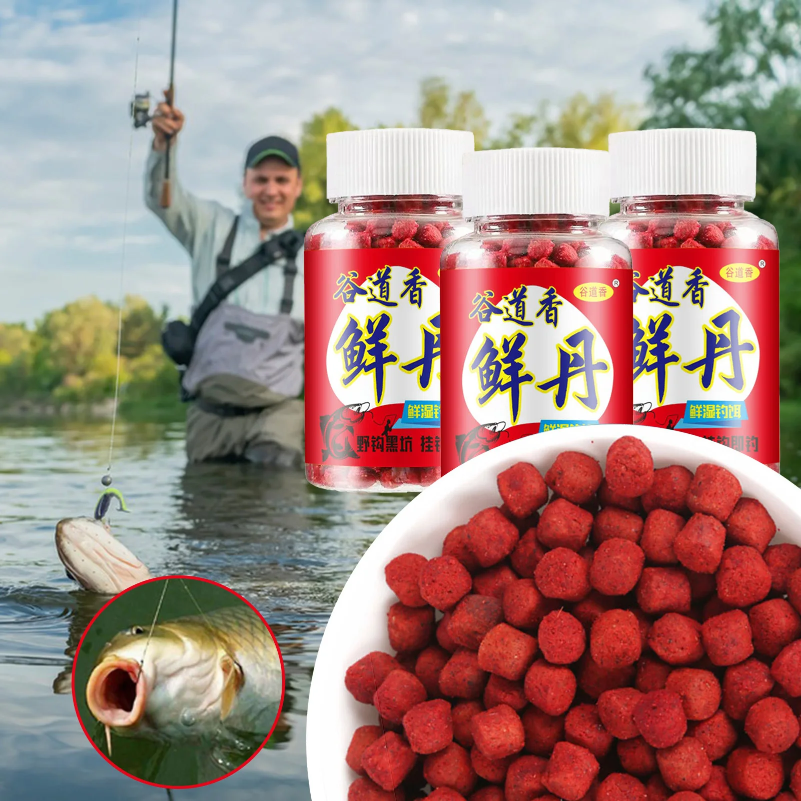 1/2/3Bottles Fish A…