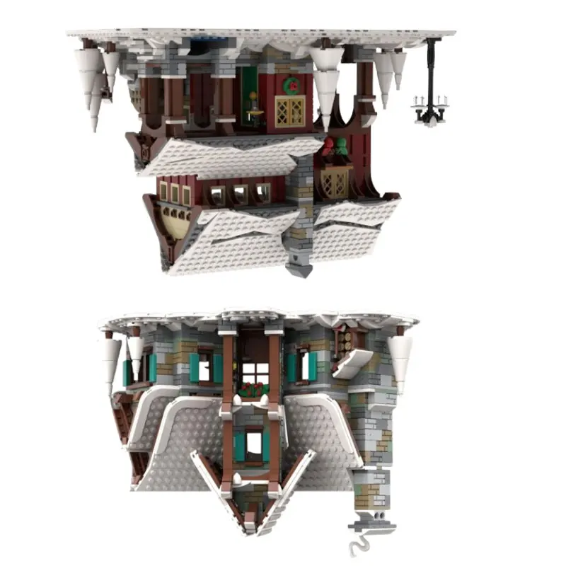 

MOC-58042 Winter Village Building Houses 80404 19433 Cider Factory Small Particle Assembly Building Block Model Toy Gift