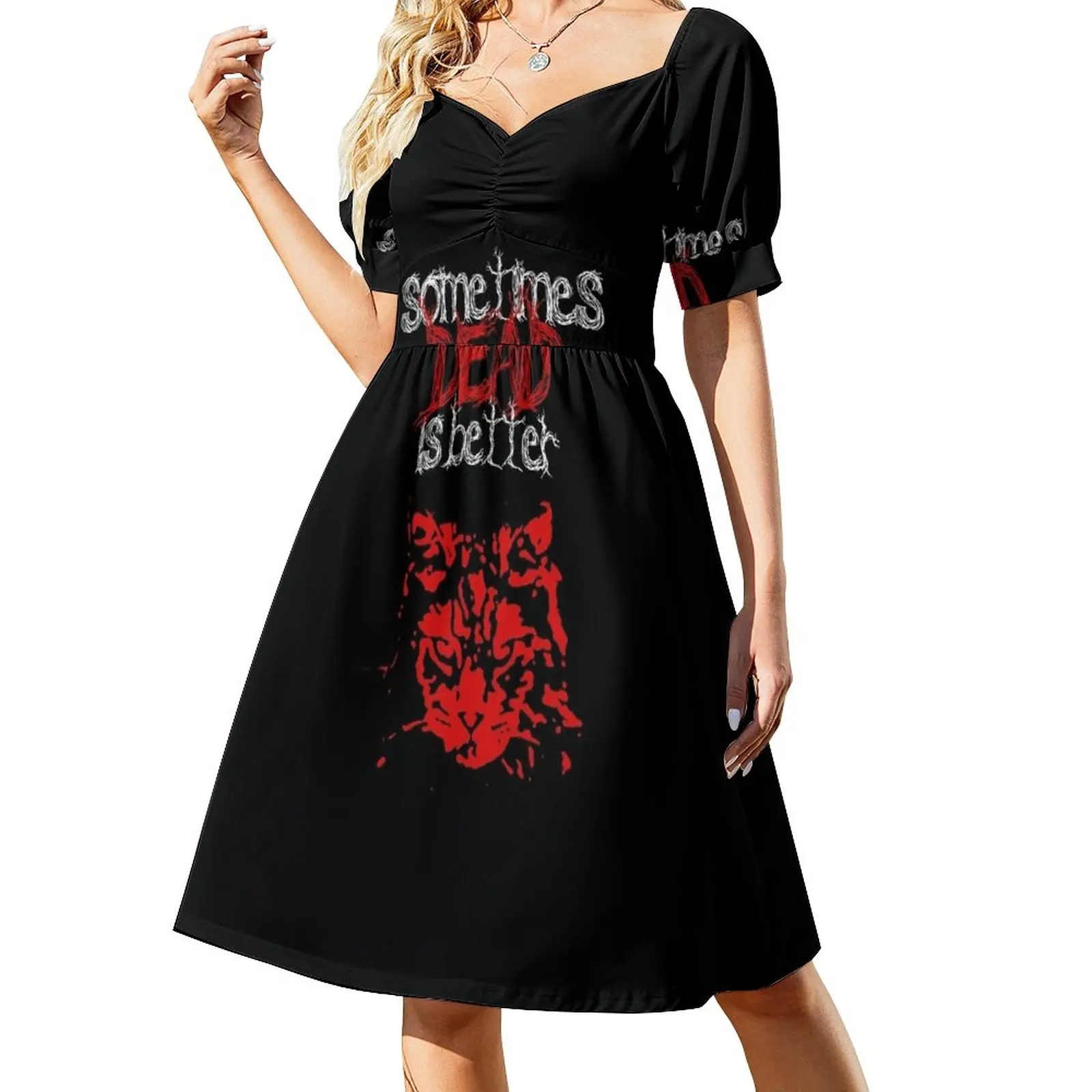 Sometimes dead is better - Pet Sematary Dress dress women summer 2023 Casual dresses summer woman dress 2023 dresses summer