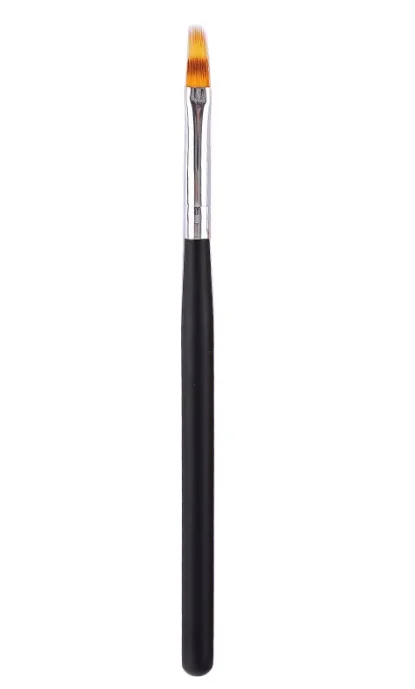 Nail Brush Serrated Powder Bar Black Bar Nail Pen Gradient Pen Nail Tools for Professional And Home Use