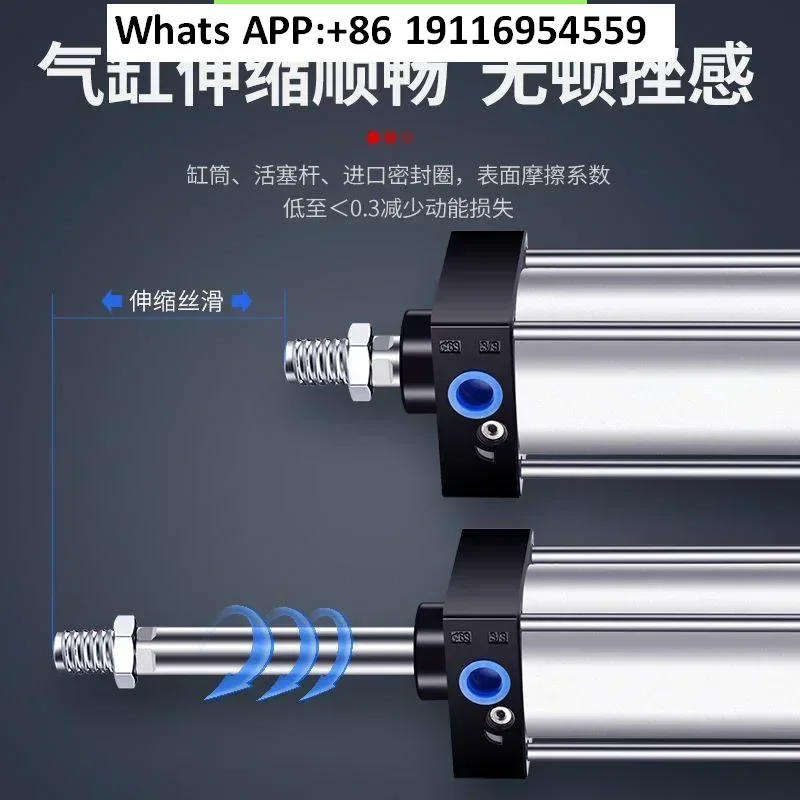 

SC cylinder, large, small, pneumatic, large diameter, large thrust standard cylinder, long stroke 32X40X63X80X100