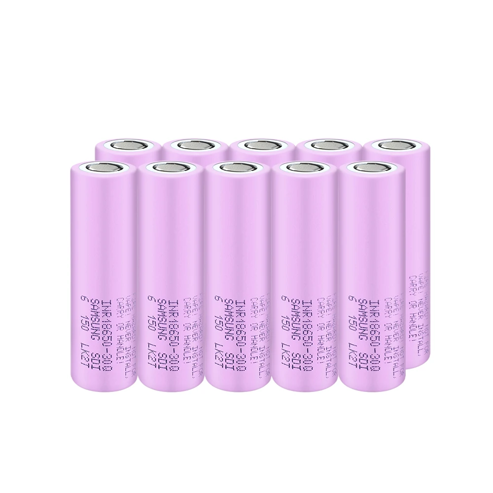 

INR18650 30Q Rechargeable Batteries Flat Top 3.7V 3000mAh Lithium ion Cells For DIY 12V 48V Scooter Energy Storage Battery pack