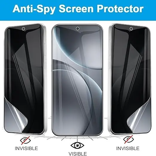 3Pcs Privacy Hydrogel Film For Realme Narzo N65 5G N61 N63 N53 N55 Anti-Spy Screen Protector