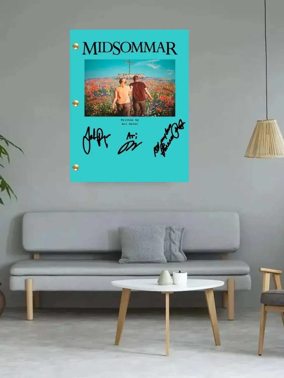 Midsommar Movie Autographed Signed, Print Art Canvas Poster, For Living Room Decoration, Home Wall Decor Picture