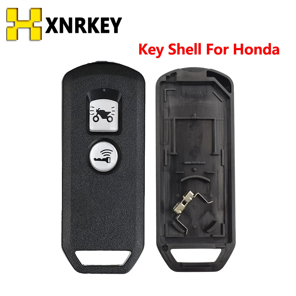 XNRKEY Key Shell Case for Honda PCX 150 hybrid X-ADV SH125 Scoopy SH300 Forza Motorcycle Scooter Smart Key