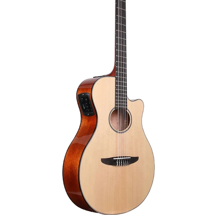 Yamahas NTX3 40 Inch Apx Cylinder Type Guitar Crossover All Veneer Nylon String Electric Box Guitar Log Light Classical Guitar