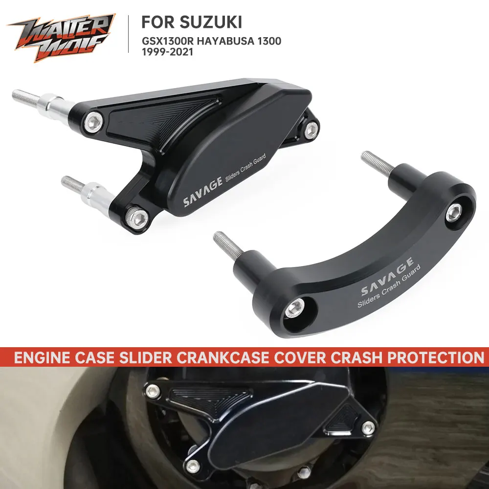 

GSX1300R Motorcycle Engine Case Sliders For Suzuki Hayabusa 1300 B-King GSX 1300R 1300RR 1999-2024 Crankcase Stator Crash Cover