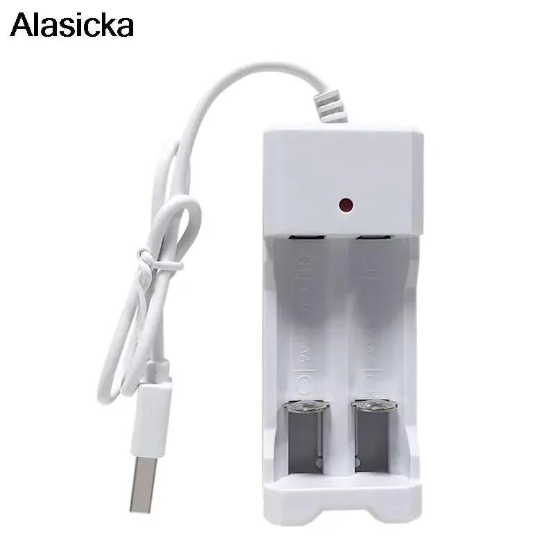 2 slots Battery Charger For AA/AAA Rechargeable Batteries Charger USB For remote control microphone camera With USB cable