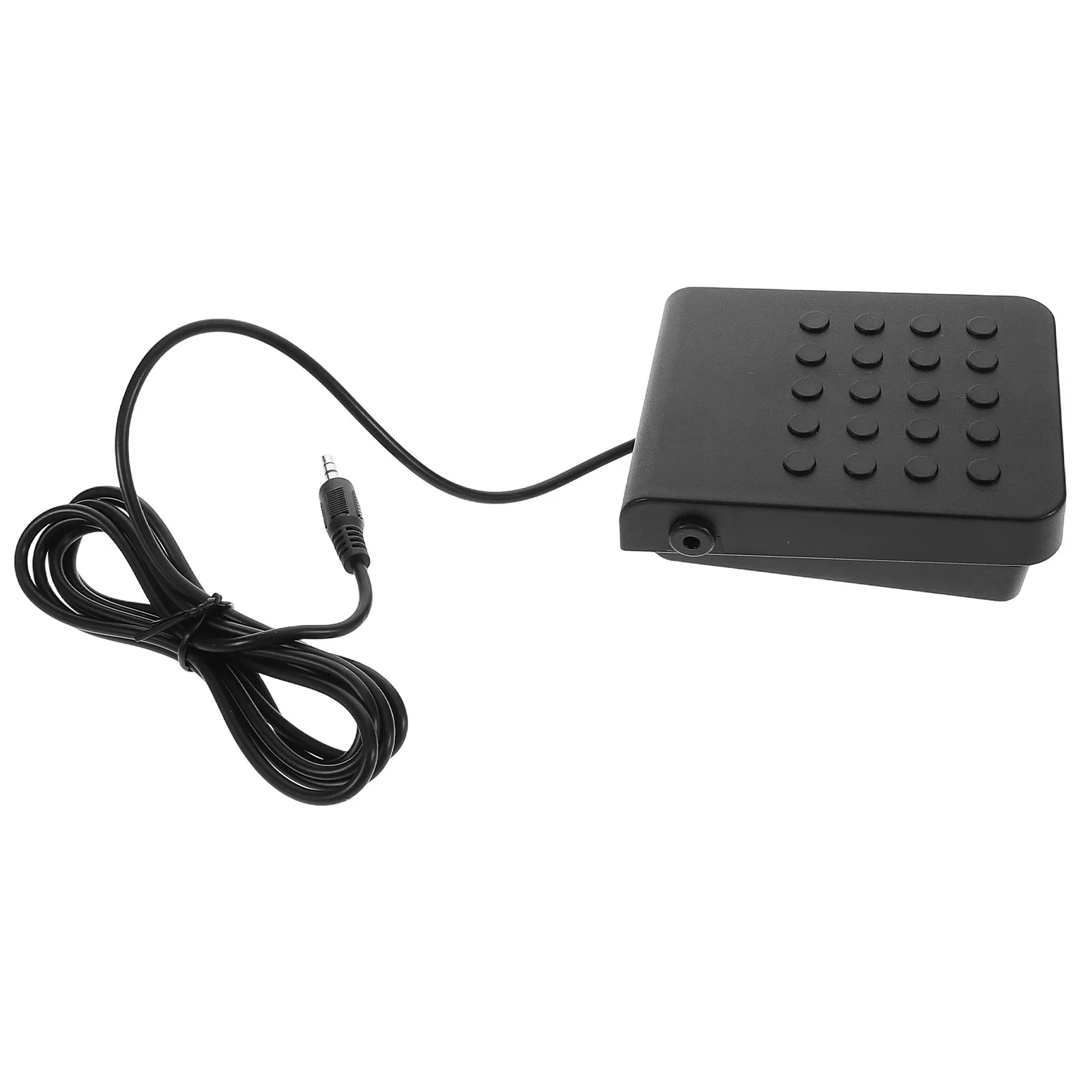 Pedal de Sustain para Piano Eléctrico, Conector de 3.5mm, Pedal Compacto Profesional para Piano, Teclado MIDI e Instrumentos Digitales