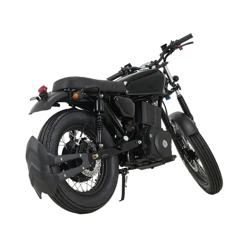 STLF72v2000w オートバイ電動スポーツeバイク17インチ50ah 大人用電動モペット オフロード レトロ電動自転車 二人乗り