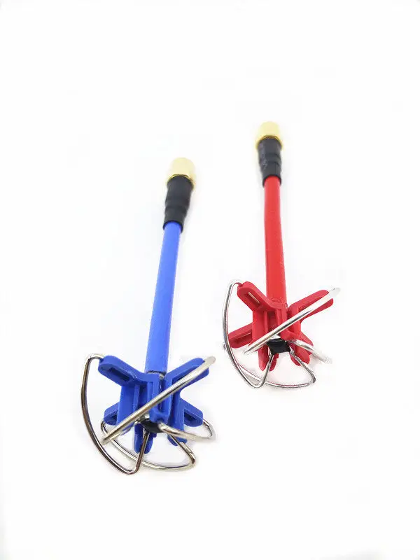 5.8G FPV Antenna Combo - Cloverleaf & Mushroom RHCP Antennas for Enhanced Video Range and Signal Quality