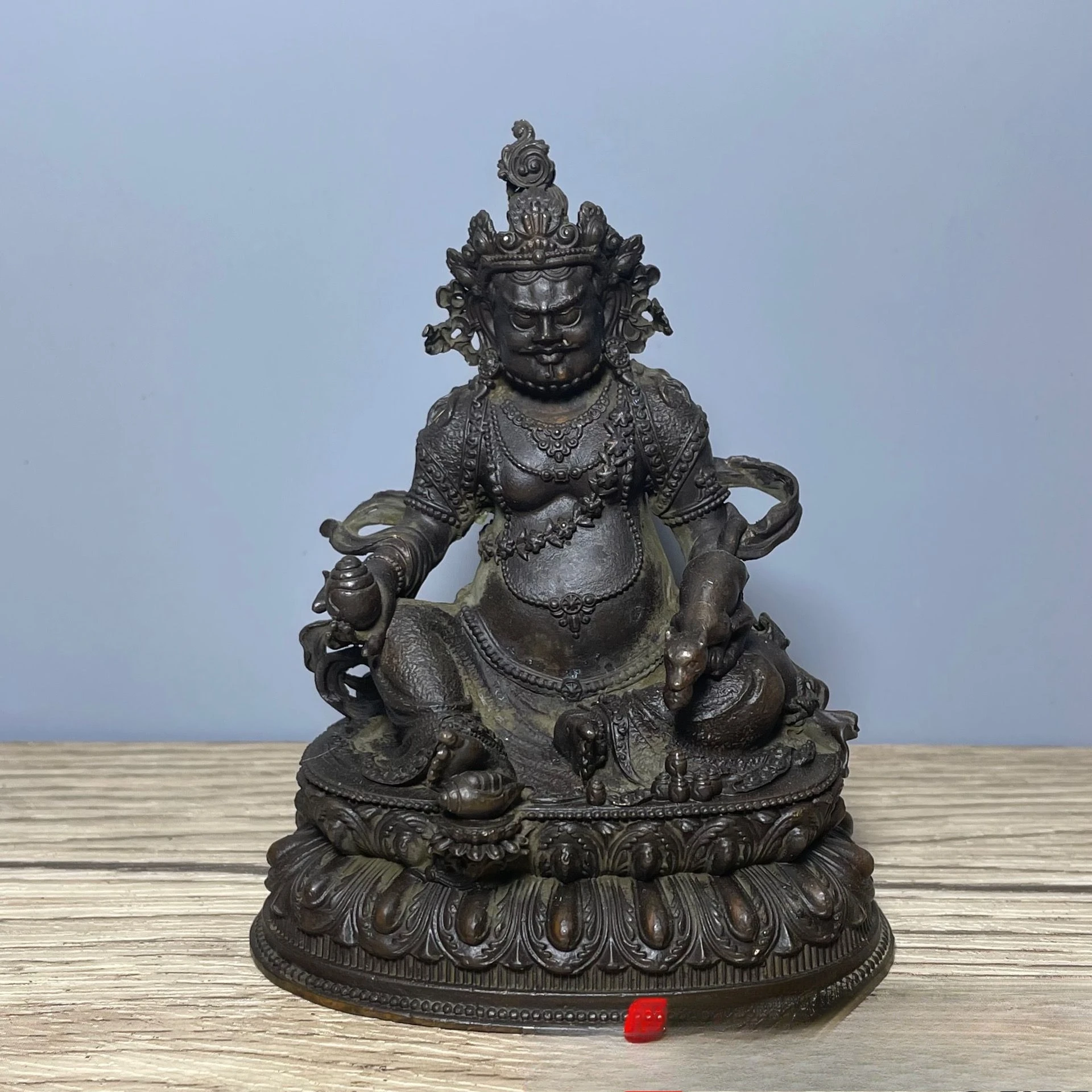 

CZ Buddha statue antique old Tibetan Buddha statue Huang God of Wealth Tara Medicine Buddha home decoration offering ornaments