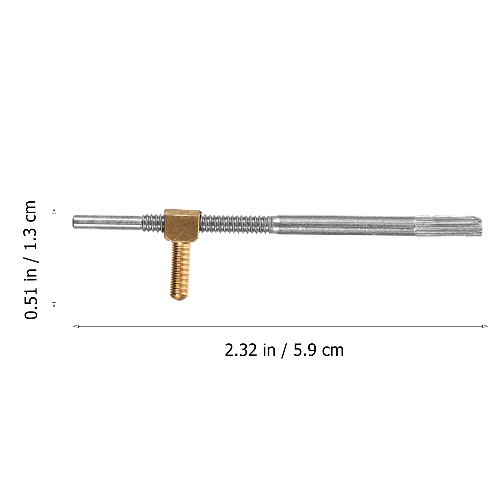 

2pcs Violin Rod Metal Fittings Parts for Beginner Violin Bow Screw Sturdy Compact Viola Parts Viola Accessories