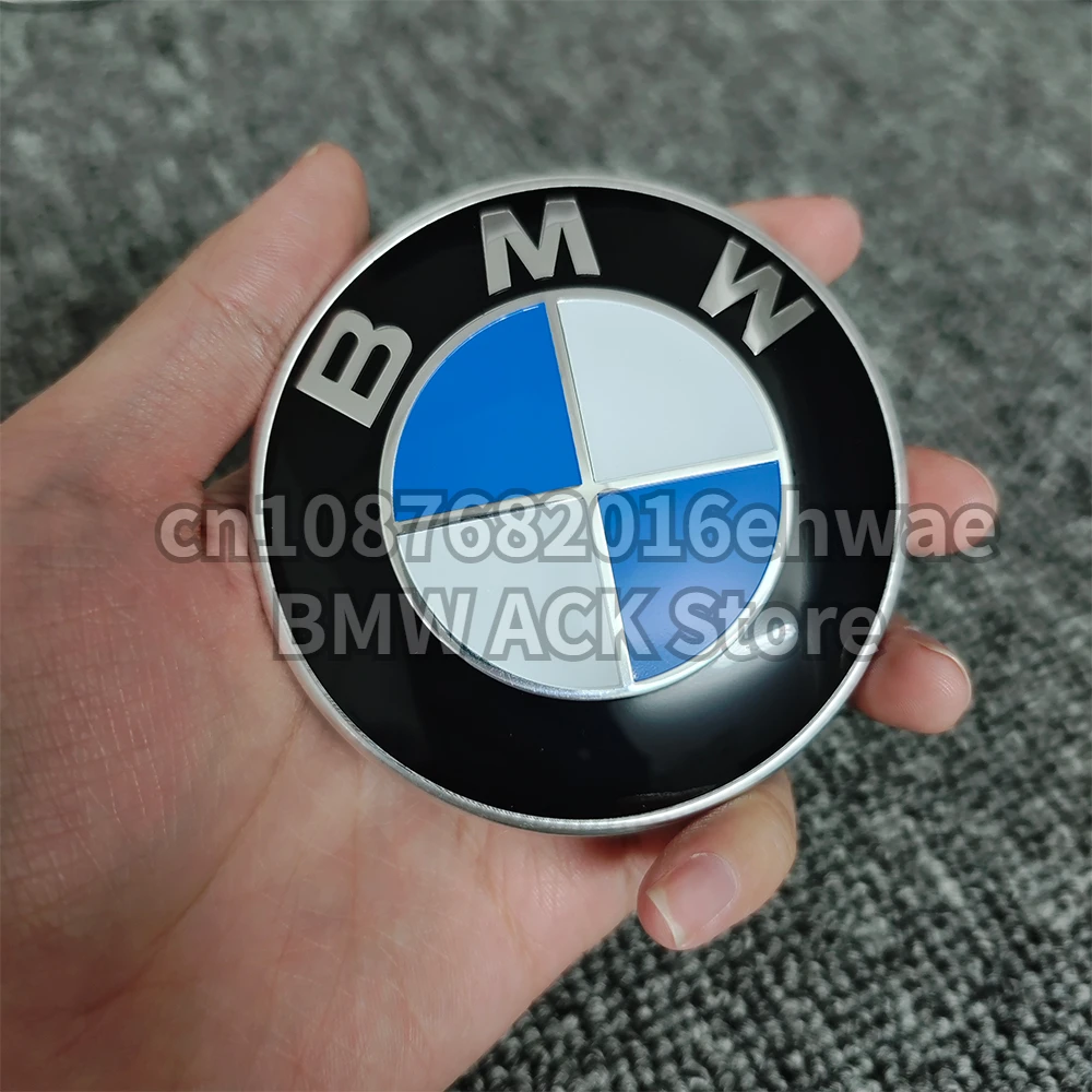 82MM 74MM For BMW Front Hood Emblem Trunk Rear badge logo E46 E90 F30 F10 F20 G20 E87 E60 E63 F01 F02 G14 E83 Car Accessories