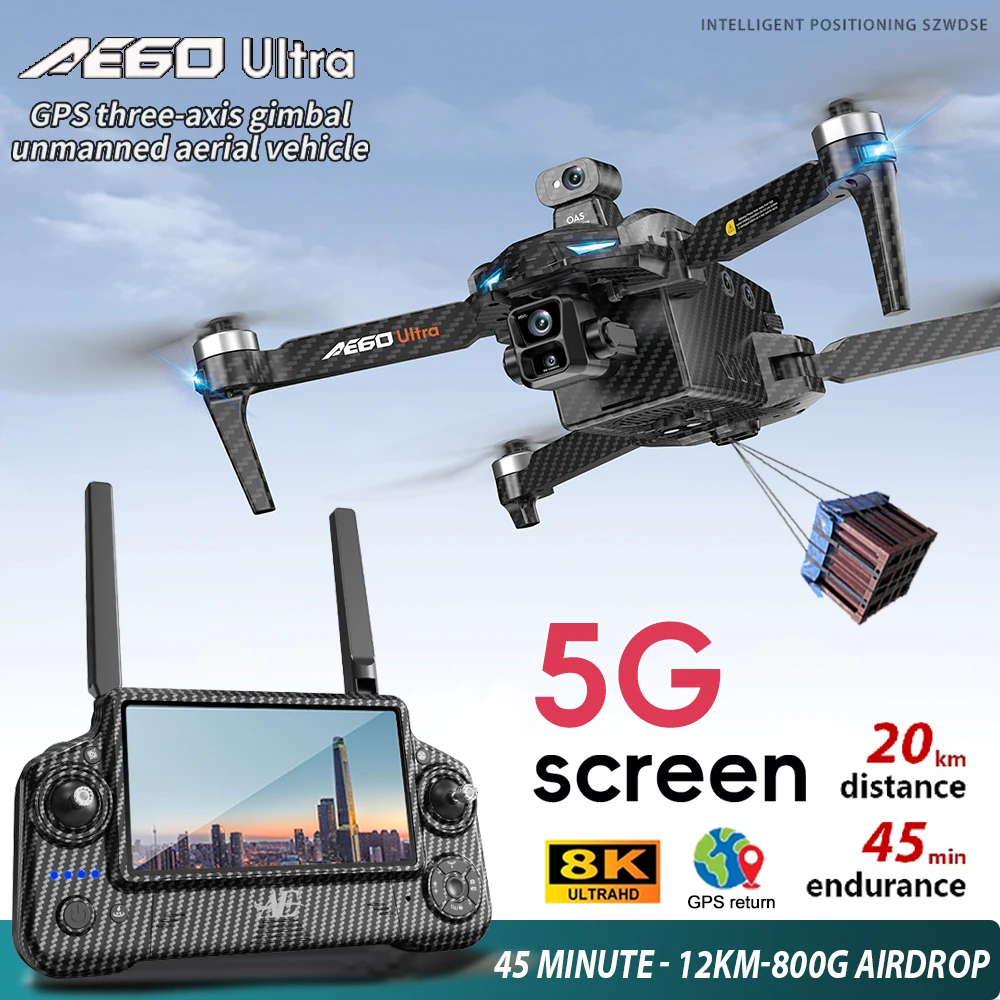 AE60 Gps Drone Prof… - image