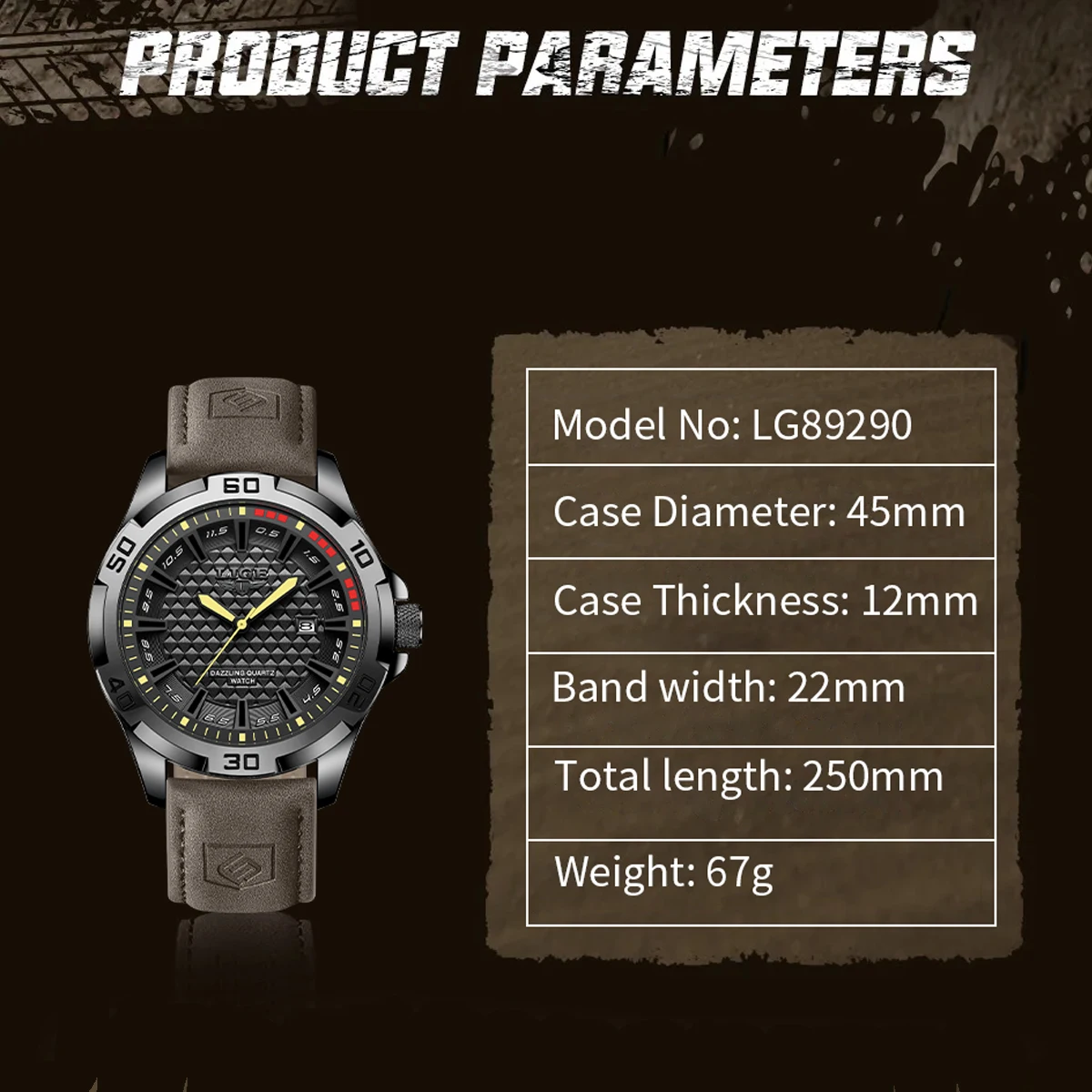 LIGE Brand Men Fashion Quartz Watches Male Leather Strap Sport Waterproof Wristwatches CalendarClock Relogio Masculino+box