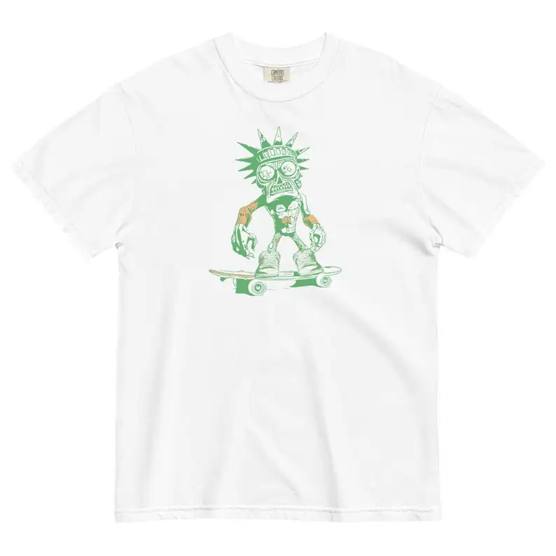 

Statue of Liberty Unisex Garment-Dyed Heavyweight T-Shirt, Sb Dunks, Sneaker Matching, Dunks