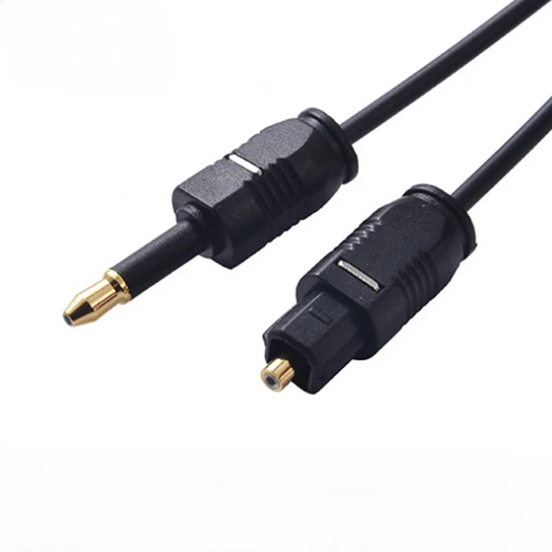 3.5mm Optical Cable Digital Toslink to 3.5mm Cable Gold Plated Connector Optical Audio Cable Adapter 1m/1.5m/2m/3m/5m