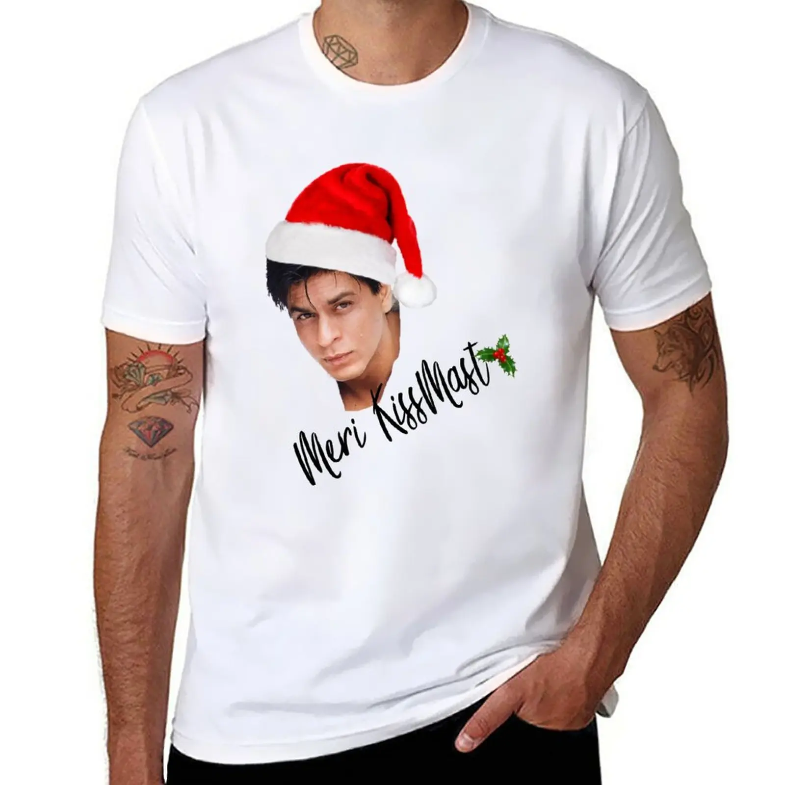 

An SRK Kind of Christmas. Or should we say... Kiss-Mast ;) T-Shirt custom t shirts mens cotton t shirts