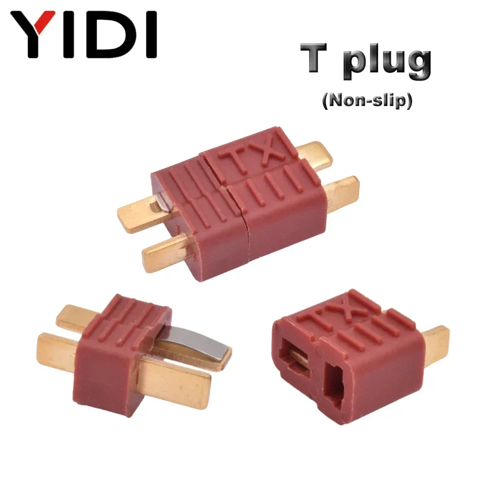 5/10 Sets T Plug EC2 EC3 EC5 EC8 Bullet Banana Plug Lipo Battery Connector Terminal Socket Male Female DIY RC Airplane Aircraft