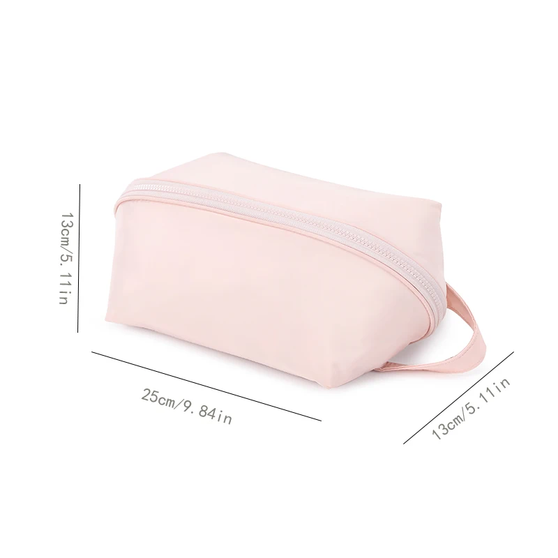 Bolsa de cosméticos de viaje para mujer, estuche de maquillaje portátil, organizador de artículos de tocador multifuncional impermeable, bolsa de almacenamiento de gran capacidad