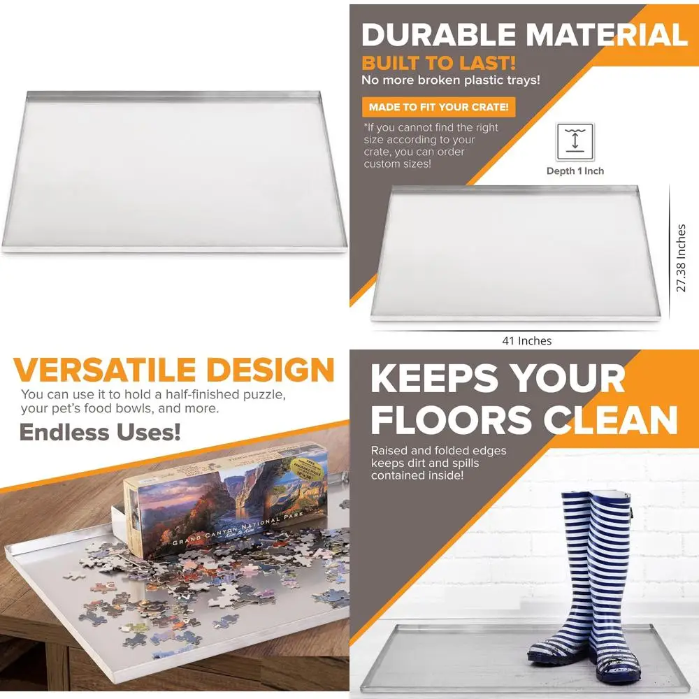 

Жевательная металлическая сковорода для собак для дрессировки домашних животных и питомника — прочные и устойчивые к трещинам товары для домашних животных