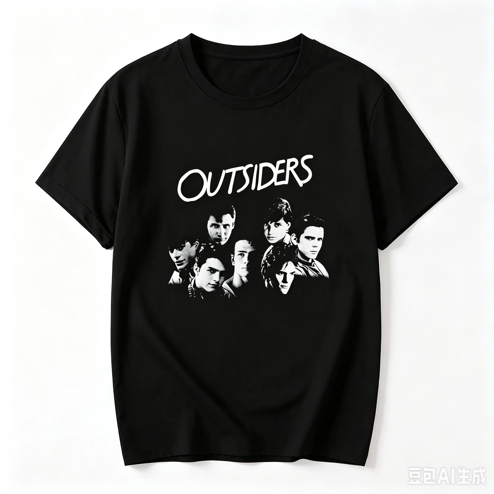 1pc The Outsiders Movie Retro School-style Print Cotton T shirt Unisex Men Women Kids Streetwear Casual Short Sleeve Tops
