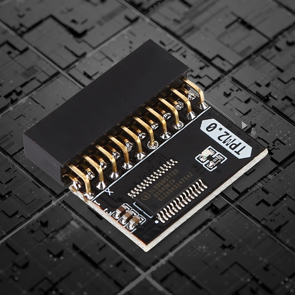 TPM 2.0 Encryption Module Replacement Part Motherboard Card 4 GB TPM Remote Card 20-1 Pin for Gigabyte Platform