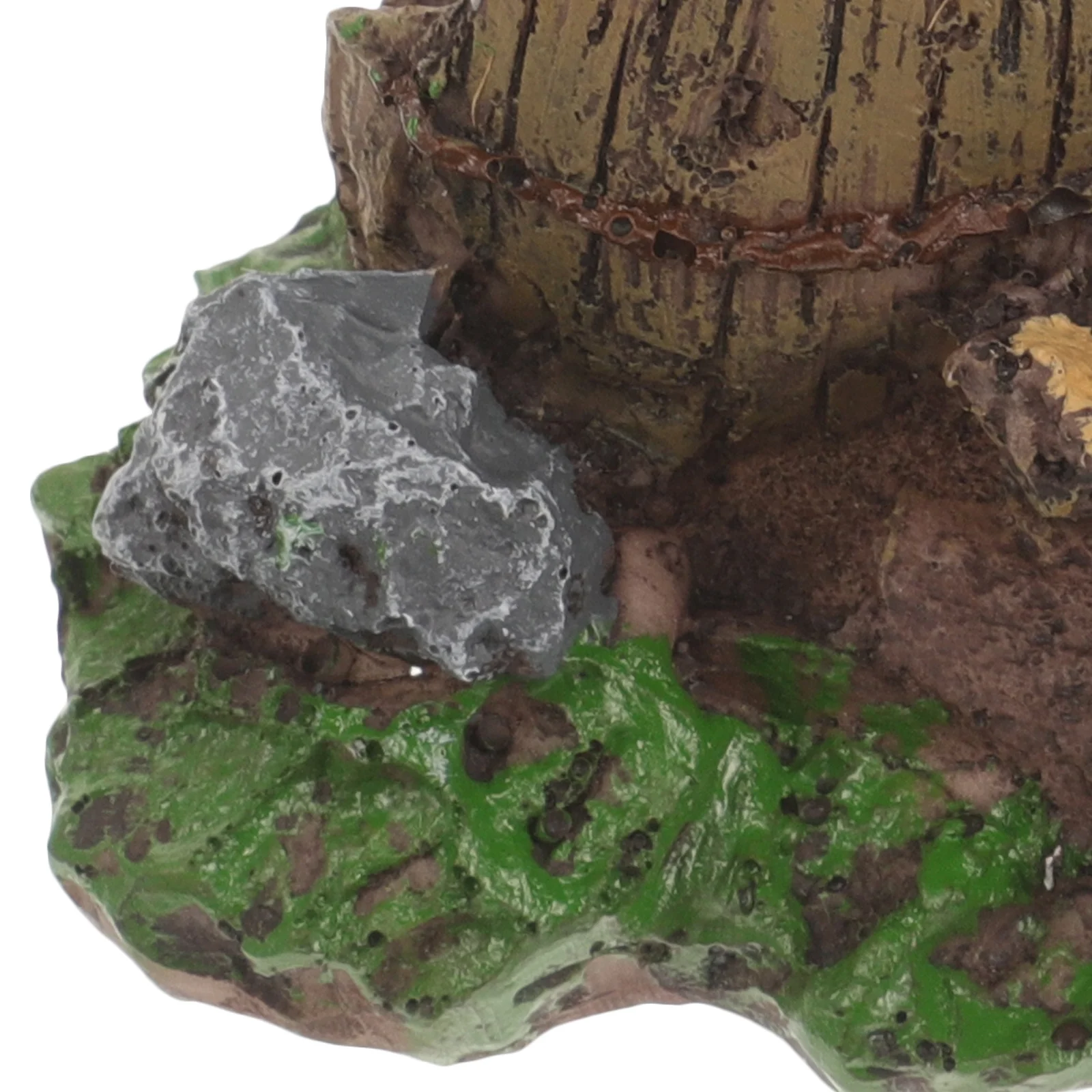 

Resin Hideaway Fish Tank Barrel Design Aquarium Decoration Fish Hiding House Shrimp Habitat Shrimp Cave Resin Aquarium Decor