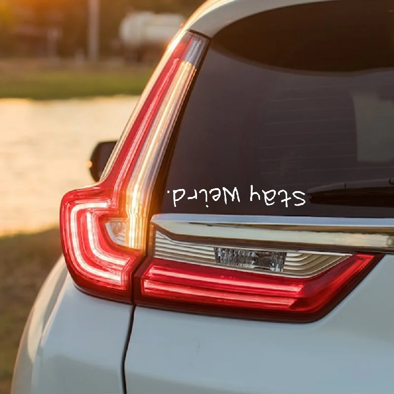 QF058 Sweet Tea Sticker Embrace Uniqueness Vinyl Decal Car Window Truck Laptop Fender DIY Decoration