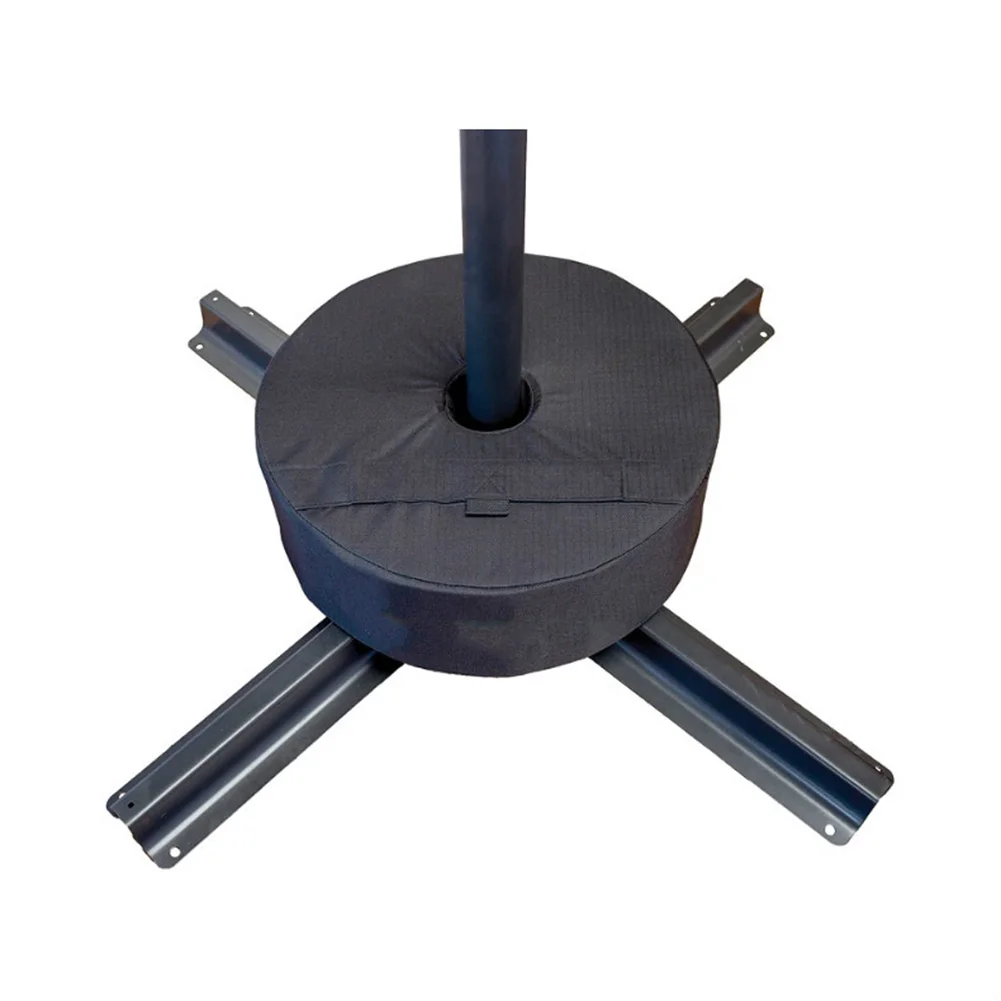 Cantilever Weight 18in Round Sand Bag Black Umbrellas Weight Management Solution Umbrella 600D Oxford Cloth Side Slot Opening